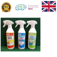 HG Bathroom Cleaning Triple Pack: Mould, Limescale & All-Surface Spray, 500ml 59.98 per litre