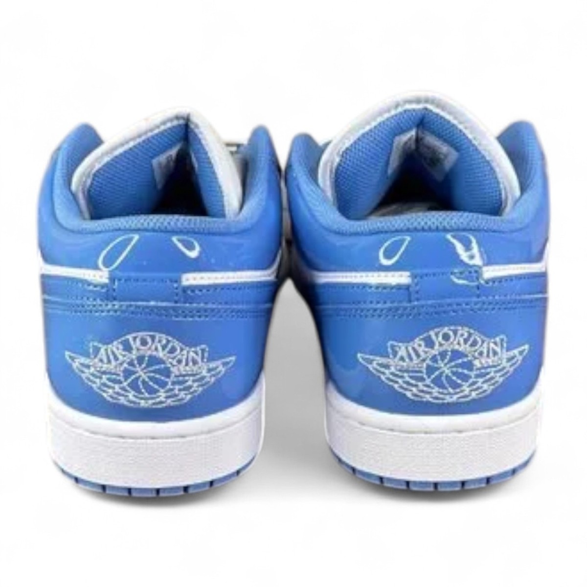 Air Jordan 1 Low SE Leather Sneakers White Legend Blue FZ2138-114