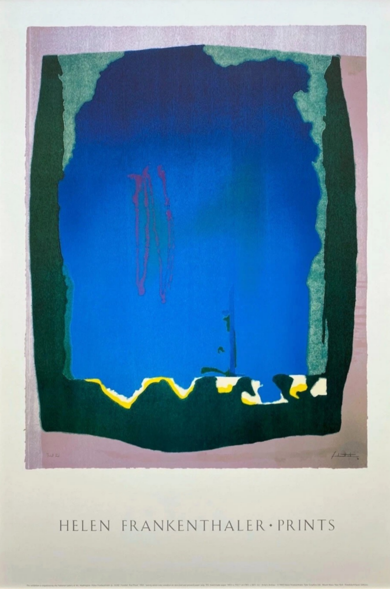 絵画 flk041143 Freefall, 1992 by Helen Frankenthaler Rare 1993 Exhibition Art