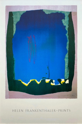Freefall, 1992 by Helen Frankenthaler Rare 1993 Exhibition Art