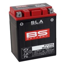 BS Battery SLA AGM Battery For Arctic Cat Textron 250 2X4 Black