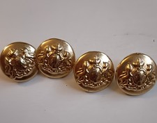 Vintage Gilt Military Buttons