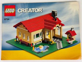 Lego Creator 6754 Family Home Instruction MANUALS ONLY Set 1-4 - No Bricks
