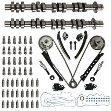 5.4 2 Pcs Camshaft with Timing Chain Kit & Rocker Arms Lifters Kit Fit For Ford