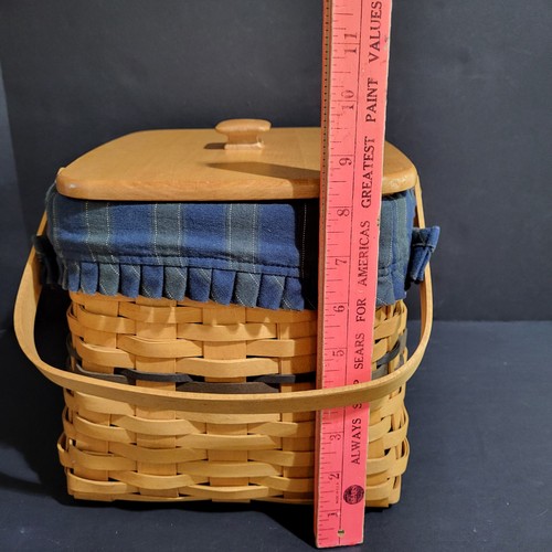 Longaberger 1998 Collectors Club Harbor Basket Lid Protector Liner Pamphlet Vtg - Picture 4 of 23