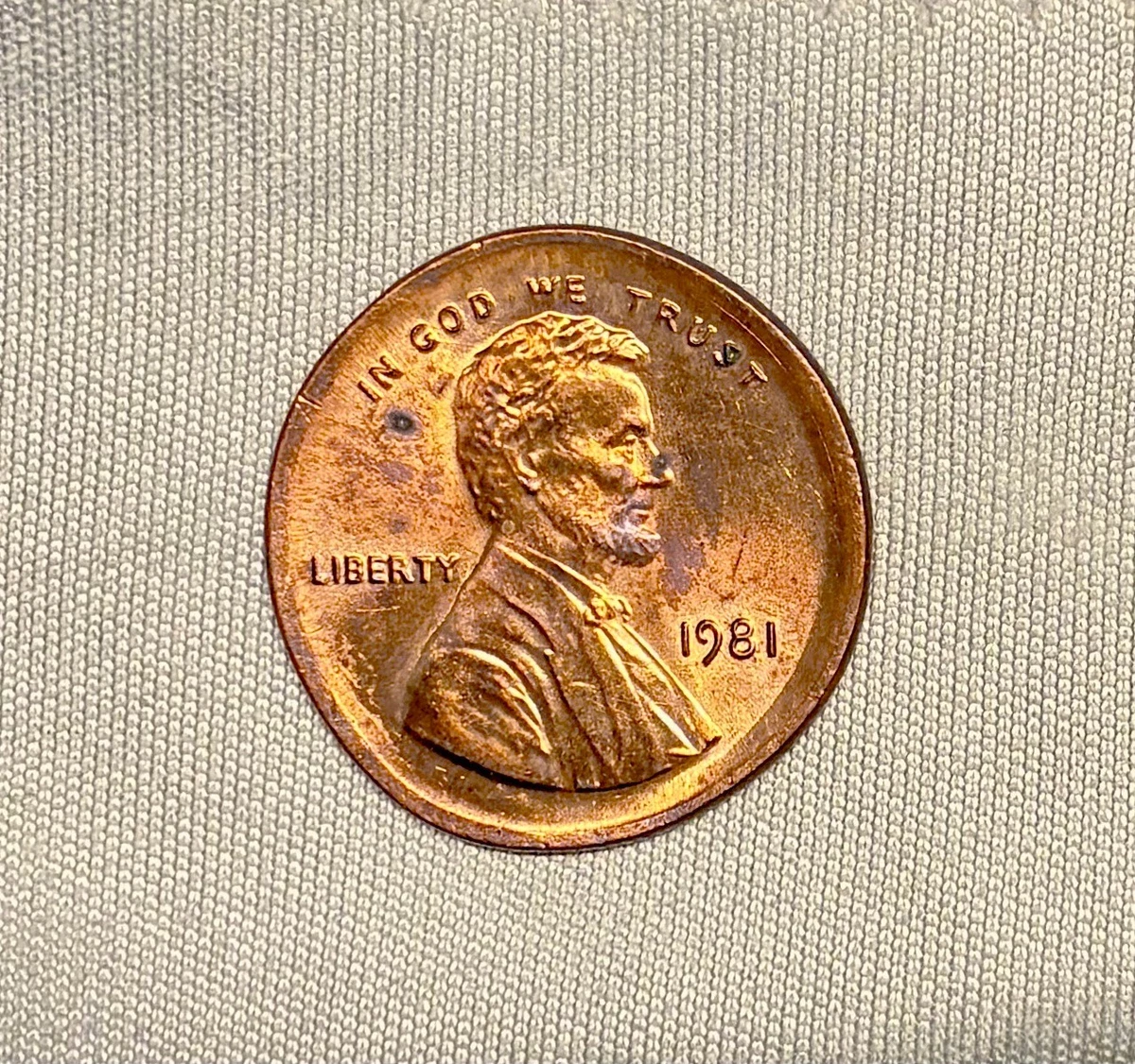 林肯纪念堂Penny 1981 美国硬币错币| eBay