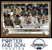 Slam Diego Returns 2022 Topps #125 Gold /2022 San Diego Padres Baseball Card
