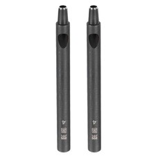 2pcs Leather Round Hole Punch, 4mm Hollow Hole Cutter Punching Tool for Belt