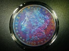 EF 1901-O MORGAN SILVER DOLLAR EF DETAIL BEAUTIFUL TONING COLLECTOR COIN M-1180