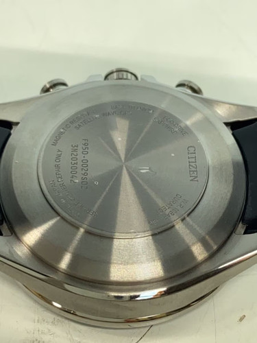 Citizen Attesa F950-0029S02 Jour Date Eco-Drive Titane Solaire Homme Montre Auth - Photo 3 sur 8