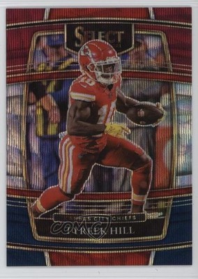 2021 Panini Select Concourse Tri-Color Prizm 85/249 Tyreek Hill #18 15wb