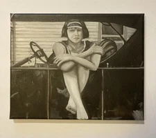 The Era Of Prohibition 10x8 Oil Painting/ Taking From A Photo From 1920