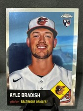 2022 Topps Chrome Platinum Anniversary #427 Kyle Bradish Orioles Baseball Card
