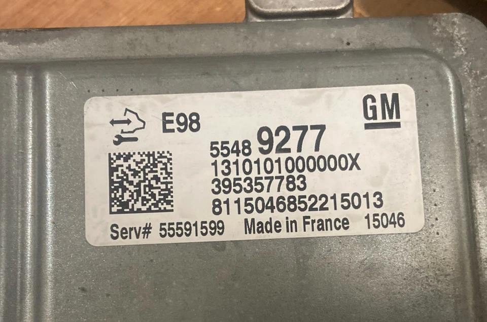 *2015-2019*VAUXHALL CORSA E(1.3CDTI)DIESEL B13DTE COMPLETE ECU KIT 55489277 - Image 2 of 4