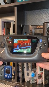 Sega Game Gear GG Console w/ F.P. V4.2 LCD Kit. Original Shell & New Capacitors 