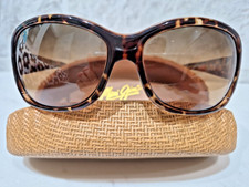 MAUI JIM Polarized Sunglasses MJ 214-10 Pearl City STG-SG Tortoise HCL Bronze