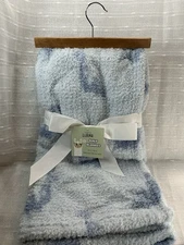 NEW Laughing Llama Blue Dinosaur Baby Blanket Security Lovey Fuzzy Plush Boys