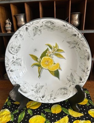 Williams Sonoma Bowl Meyer Lemon 13.25'' Fruit Serving Pasta New Centerpiece
