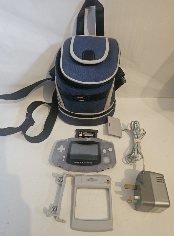 Nintendo Game Boy Advance with Case Bag Read Please Description