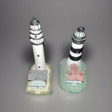 Set Of 2 Lighthouses By Scaasis – St. Simons Island, GA  & Bode Island NC