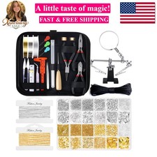 1857 Pcs Jewelry Making Supplies Kit for Adults, Jewelry Making Tools with Ea...