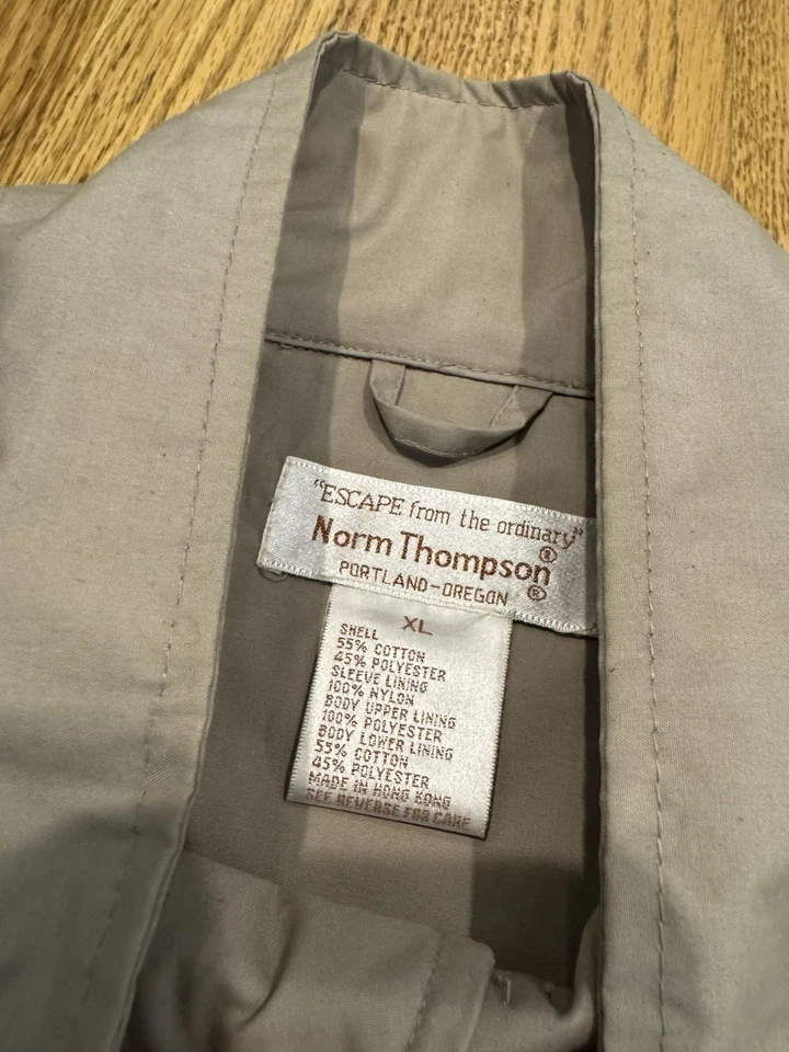 Vintage Norm Thompson Photo Fishing Hunting Convertible Vest Jacket Size XL Vtg - Image 3 of 4