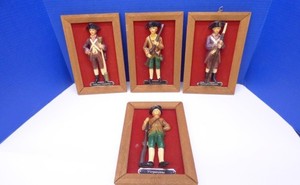 Royal sealy 3D Revolutionary War Soldier Wall Plaques Set Of 4