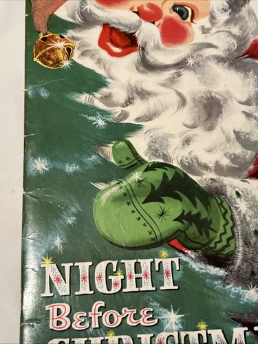 Night Before Christmas Florence Winship 1958 Santa Book Whitman - Bild 7 von 22