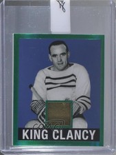 2017-18 Leaf 1948 Leaf Originals Memorabilia Green 1/1 King Clancy #LM-18 0f4