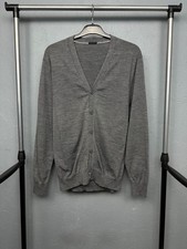 Paolo Pecora Mens Wool Cardigan Sweater Size XL