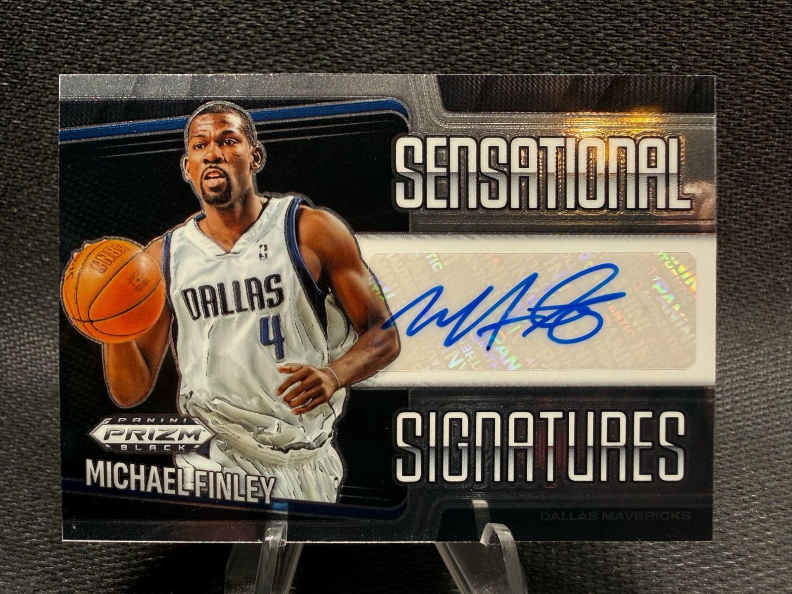 2024-25 Panini Prizm Black - Sensational Signatures Michael Finley Auto #SS-FIN