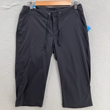 Columbia Pants Womens 8 Black Dynamique Capri Lightweight Outdoor Hiking Stretch