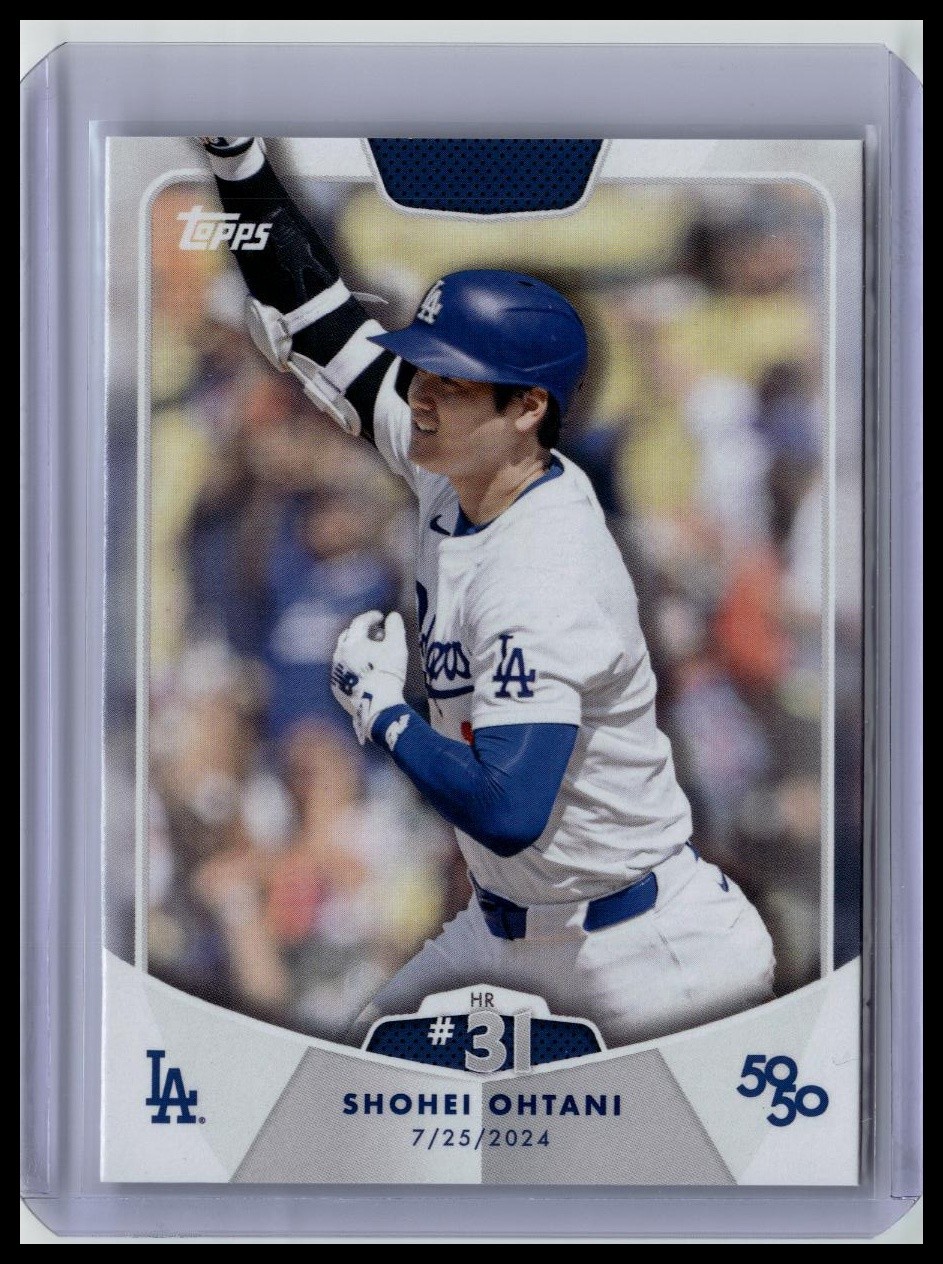 2024 Topps 50/50: Shohei Ohtani #55 Shohei Ohtani