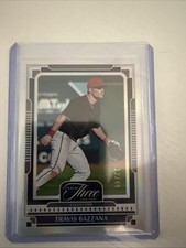Travis Bazzana 2025 Panini Three And Two Holo Silver /49 RC Cleveland Rookie #90