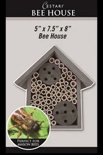 Cestari Bamboo Tube Bee Hotel for Solitary Bees - Attract Gentle Pollinators ...
