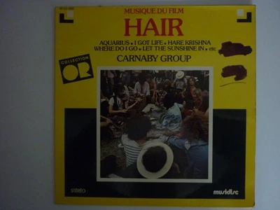 disque vinyle 33 tours version “Musique du film Hair”  interprétée par le Carnab - Photo 1/2