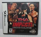 TNA Impact Cross the Line Nintendo DS 2010 Authentic Working