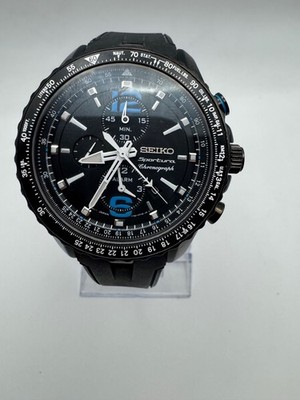 Seiko Sportura Chronograph Sapphire Men's Watch 44mm SNAF25P1