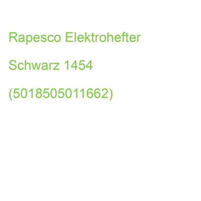 Rapesco Elektrohefter Schwarz 1454 (5018505011662)
