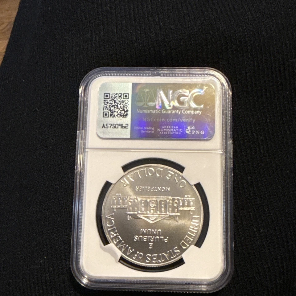 1993-D James Madison Commemorative Dollar MS69 NGC Brown Label - Image 4 of 4