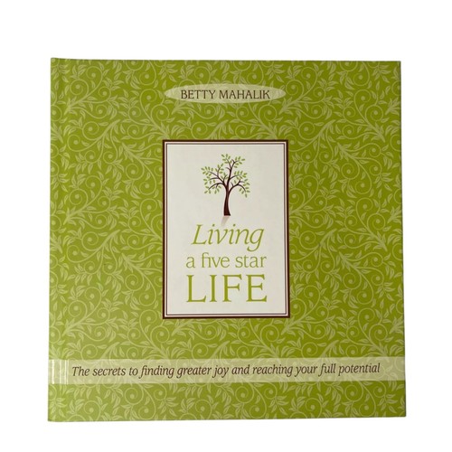 Living a Five Star Life Betty Mahalik Hardcover 2008 Personal Growth Book - Picture 12 of 12