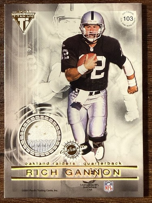 #ad #ad 2001 Pacific Drew Bledsoe Rich Gannon Prime Dual Game Worn Jerseys 2 Color Patch $14.99
