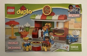 LEGO Duplo My Town Pizzeria 10834 - Complete Set W/ Instructions - Retired / EUC