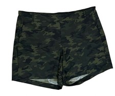NEW SPANX Sunshine 4" Shorts XL Camo UPF 50+ Pull On Casual Hiking Lightweight