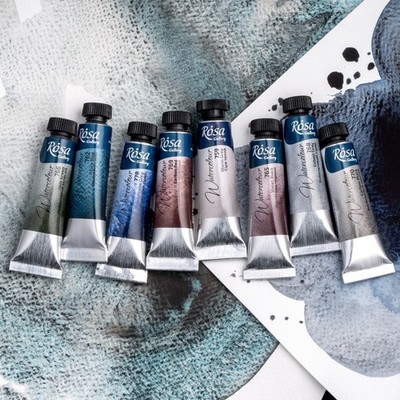 Rosa Gallery Aquarellfarbröhre 10ml extrafeines professionelles Lackset