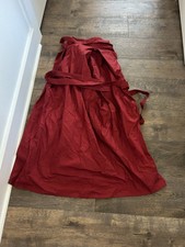 Mitsukoshi Red Hakama Skirt LL XL Mens 100 Cotton Adult Unisex H415001-RED