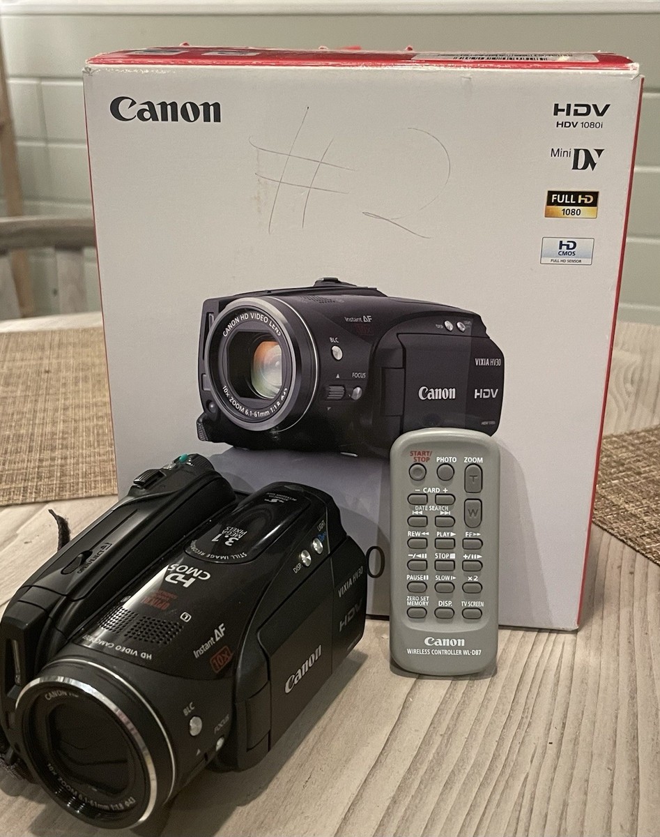Canon VIXIA HV30 MiniDV HDV Camcorder