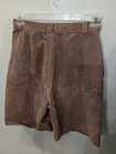 Esprit Suede leather Women's Long Shorts Vintage 1990s Lined 11/12, barely worn — photo 5