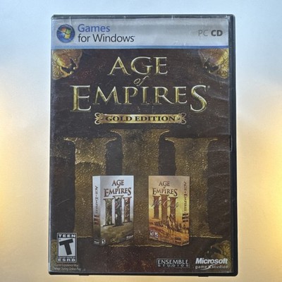 Retro PC Age of Empires III Gold Edition **DISCS 2+3 ONLY** With 3 BOOKLETS!