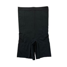 Spanx OnCore Mid-Thigh Shorts Shapewear Sculpting Stretch Very Black New Size L